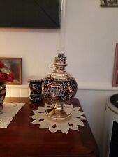 Lampe pétrole faïence d'occasion  Aigues-Vives