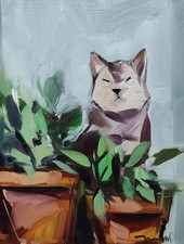 Pintura a óleo IMPRESSIONISMO colecionável ORIGINAL para casa de gatos JOSE TRUJILLO comprar usado Pintura a óleo IMPRESSIONISMO colecionável ORIGINAL para casa de gatos JOSE TRUJILLO comprar usado  Enviando para Brazil