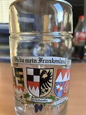 Bierkrug glas zinndeckel gebraucht kaufen  Kitzingen