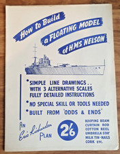 Vintage model plans for sale  IRVINE