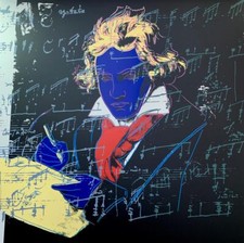 Andy Warhol- Tela de seda "Beethoven 11.390" comprar usado  Enviando para Brazil