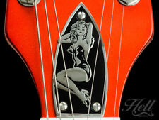 "pin-up" 100% latão Truss Rod Capa. se encaixa a maioria das guitarras estilo Gretsch ®. comprar usado  Enviando para Brazil