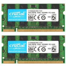 Memória RAM 4GB 2X 2GB DDR2 para Compaq Presario CQ61 Series Presario CQ61-410US comprar usado  Enviando para Brazil