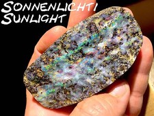 700 CT Gem Colors Collector Boulder Opala Vermelho / Ouro / Verde Vídeo Flashfire-Opals comprar usado  Enviando para Brazil