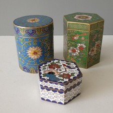 Set vintage cloisonne for sale  WESTBURY