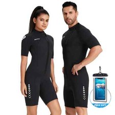 Usado, Fato de mergulho 3mm neopreno surf manga curta roupa de banho kitesurf comprar usado  Enviando para Brazil