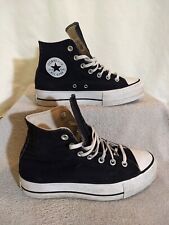 Zapatillas altas Converse (WMNS) CTAS negras con plataforma elevadora, talla: 7,5 #JP30-73 segunda mano  Embacar hacia Argentina