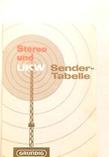 Alte sendertabelle stereo gebraucht kaufen  Erftstadt