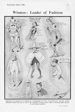 Winston churchill caricatures for sale  GLASGOW