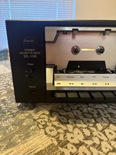Sansui SC-1110 Deck de Fita Cassete Estéreo Vintage Não Testado Para Reparo Necessidades Cintos comprar usado  Enviando para Brazil