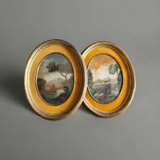 Antique framed oil for sale  Oakland
