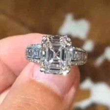 Women 4ct asscher for sale  Nesconset