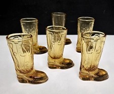 Bota Western Cowboy Shot Glass Âmbar Circleware Kickback 1,5 oz Conjunto de 6 Novidade comprar usado  Enviando para Brazil