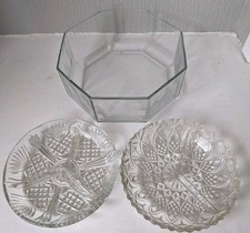 Glass dishes segments for sale  PRESTON