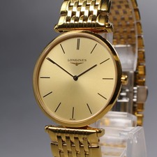 [Quase em perfeito estado] Relógio Masculino Vintage Longines La Grande Classique L4.709.2 Ouro Qz comprar usado  Enviando para Brazil