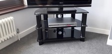 Black tempered glass for sale  LEIGH-ON-SEA