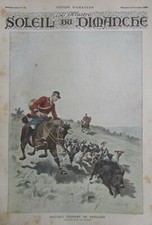 Gravure chasse courre d'occasion  Saint-Paul-Cap-de-Joux