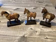 Indian wooden horses for sale  BRAINTREE