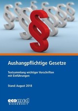 Aushangpflichtige gesetze text gebraucht kaufen Aushangpflichtige gesetze text gebraucht kaufen  Bayreuth