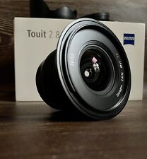 Zeiss 12mm touit for sale  LONDON