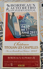 étiquette vin salon d'occasion  Castillon-la-Bataille