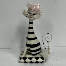Black white striped for sale  Port Washington