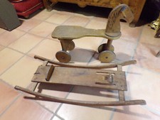 Antique wooden rocking d'occasion  Expédié en Belgium