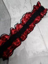 Black red garter for sale  SOUTHEND-ON-SEA