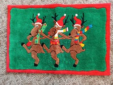 Tapete de Natal dança renas alta qualidade borda 33 x 22 decoração de férias comprar usado Tapete de Natal dança renas alta qualidade borda 33 x 22 decoração de férias comprar usado  Enviando para Brazil