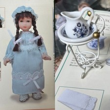 Porzellanpuppe agostini 16cm gebraucht kaufen  Edewecht
