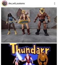 Boneco de ação personalizado 1:18 3.75 conjunto de 3 Thundarr MARVEL Universe scale comprar usado  Enviando para Brazil