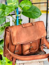 Village leather messenger for sale  USA