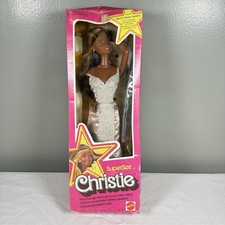 Boneca afro-americana vintage 1976 Mattel supertamanho Christie nova na caixa 18" de altura -RARA, usado comprar usado  Enviando para Brazil