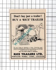 Rice trailers ltd for sale  SHILDON