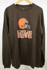 Camiseta Cleveland Browns Grande Oficial NFL Pro Line Manga Longa Marrom comprar usado  Enviando para Brazil
