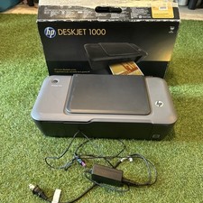 Impressora Jato de Tinta Colorida Padrão HP Deskjet 1000 J110a SOMENTE PEÇAS VAZAMENTO DE TINTA com Caixa comprar usado  Enviando para Brazil