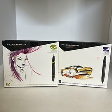 Marcadores de arte de ponta dupla Premier Prismacolor 1773297 e 1775841 pouco usados comprar usado  Enviando para Brazil