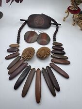 Wood necklace errings for sale  North Las Vegas