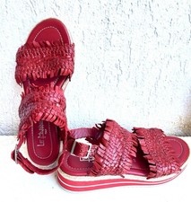 Sandali donna rossi usato  Bari