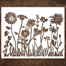 Large wildflower stencil for sale  Austin