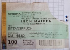 Iron maiden megadeth gebraucht kaufen  Bad Lauterberg im Harz