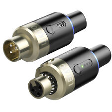 Receptor transmissor microfone sem fio LEKATO 5.8GHz plug-on XLR recarregável comprar usado  Enviando para Brazil