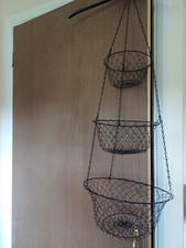 Hanging black wire for sale  THATCHAM