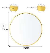 Wall mirror gold for sale  STOCKPORT