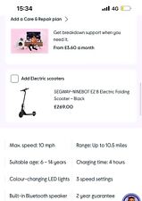 Electric scooter kids for sale  NORTHAMPTON