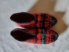 Selbstgestrickte bettschuhe pu gebraucht kaufen  Lehrte