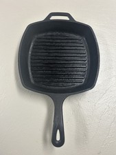 Frigideira Lodge USA ferro fundido grelha 10,5” grande chapa quadrada 8SGP comprar usado  Enviando para Brazil