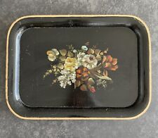 Bandeja Antiguo Pintada A Mano Flores Botánica Estilo Jugendstil 46x33cm, usado comprar usado  Enviando para Brazil