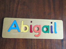 Personalised named wooden for sale  SHANKLIN