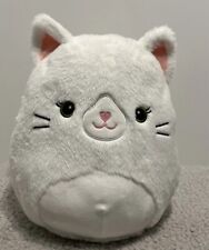 Gato persa branco Squishmallows 12” KELSEY 🐱 fuzzy kellytoy - comprar usado  Enviando para Brazil